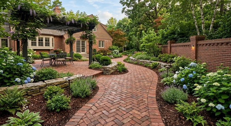Brick Hardscaping in Worcester, MA